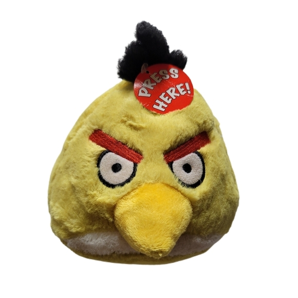 Angry Birds Chuck Plush 5" Yellow Stuffed Animal - Picture 1 of 4